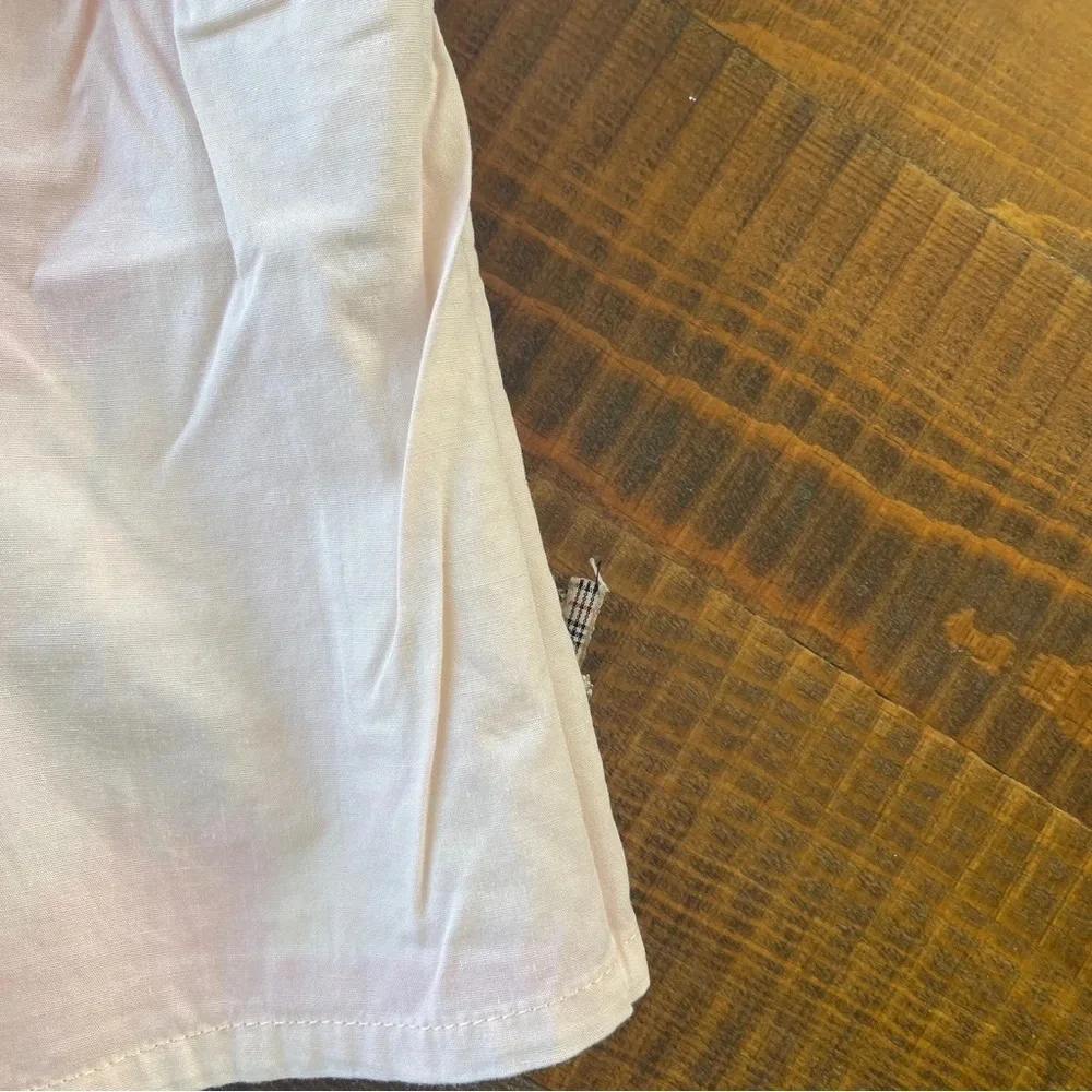 Top + pants reversible set 3/6 months pink Burberry